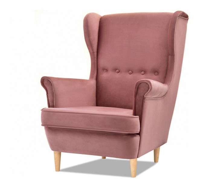 Křeslo ušák Margis (černá)