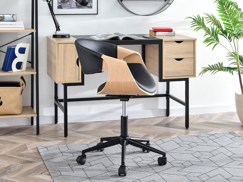 Židle Rapido (dub černý + černá)