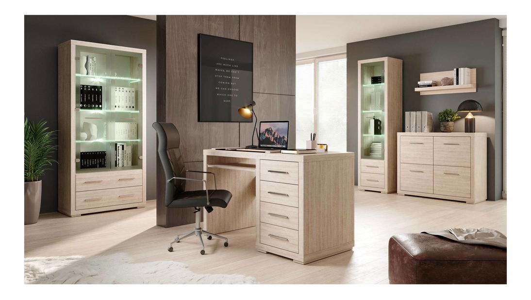 Šatní skříň Vega 37 (dub santana světlý)