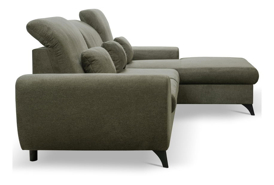 Rohová sedací souprava Altham (olivová) (P)