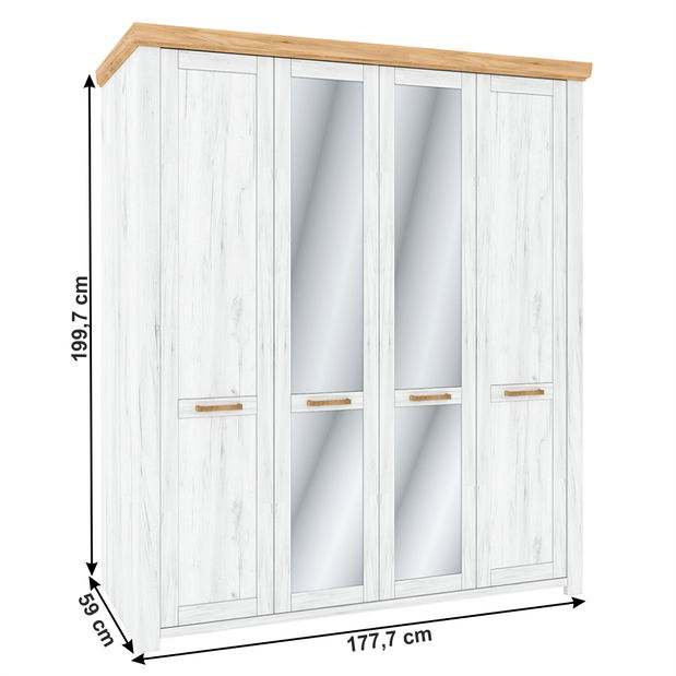 Šatní skříň Soleus Q