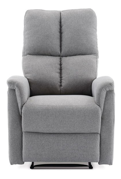 Polohovací křeslo Temor (světle šedá)