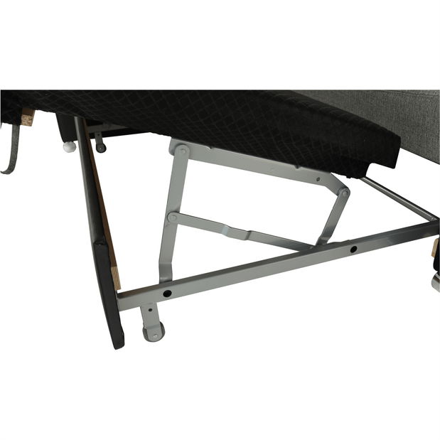 Rohová sedací souprava Emma malá (černá + šedá) (L)