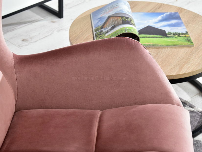 Designové křeslo Norweien (zlatá)