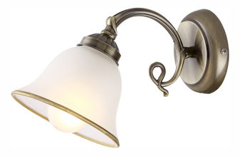 Stropní/nástěnné svítidlo Odin 60208W (stará mosaz + satinovaná)