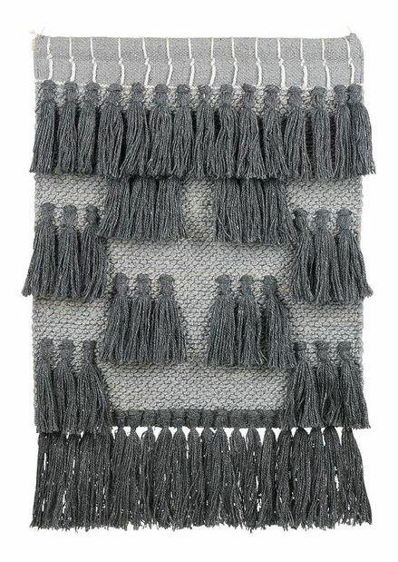 Nástěnná dekorace Jiwza (šedá)