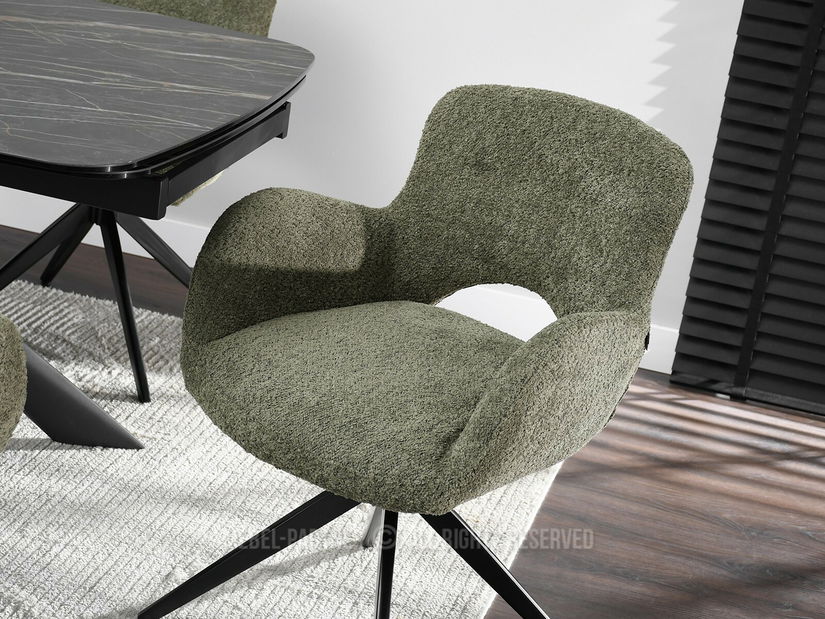 Židle Milla (zelená + černá)