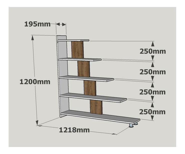 Regál Ross (bílá)