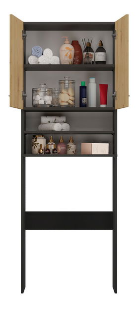 Skříňka nad pračku Perdieron 1 (antracit + dub artisan)