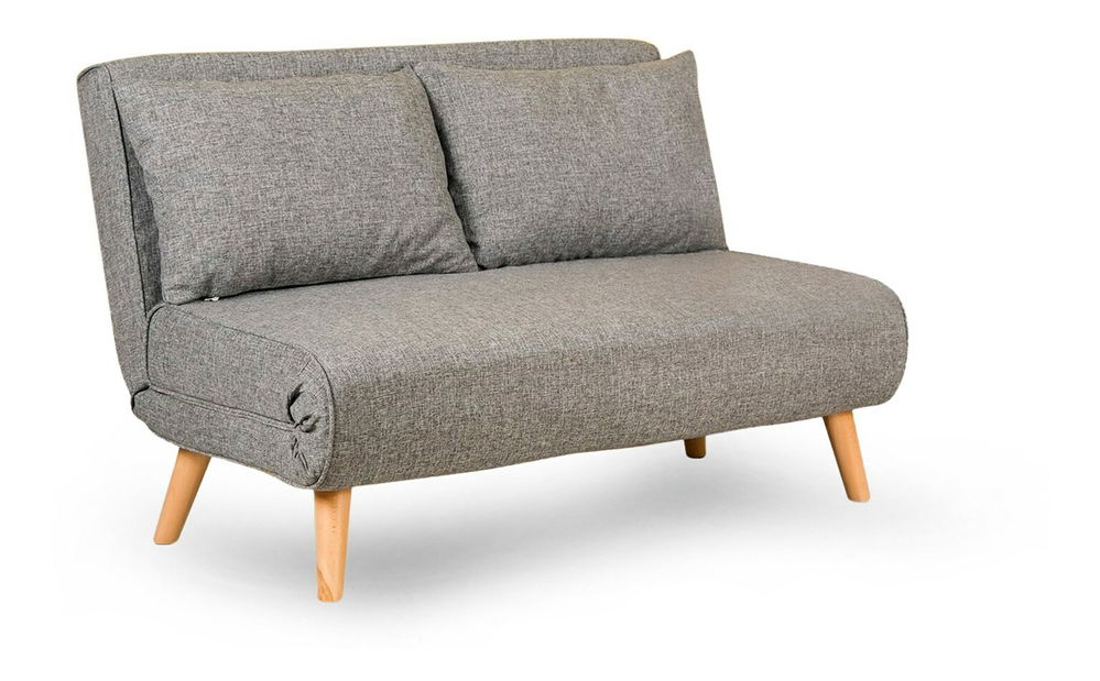 Sedačka futon Fillie (Světlá šedá)