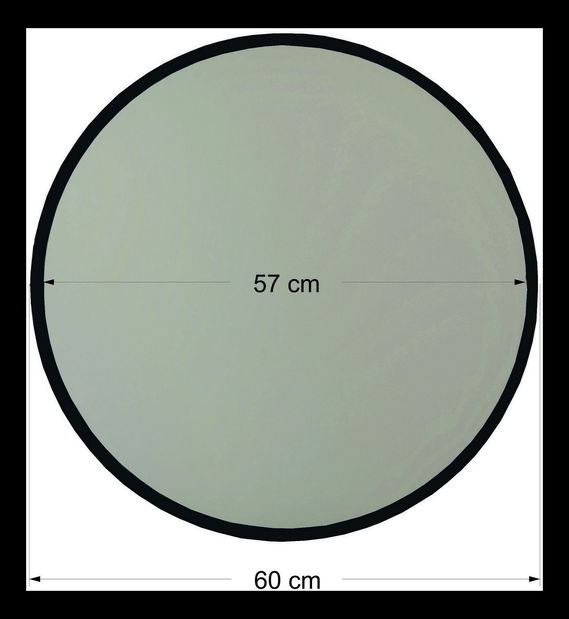 Zrcadlo Denise (Černá)