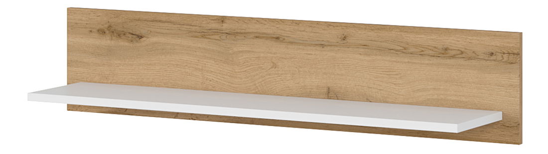 Polička Vina (bílá + dub wotan)