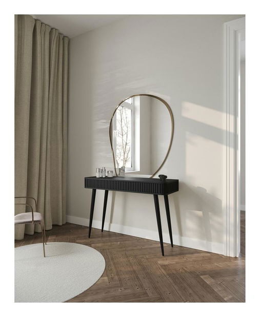 Toaletní stolek Oglio O6 (černá)