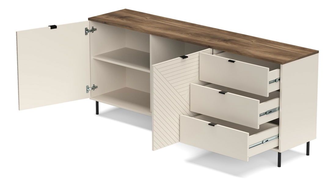 Komoda Eliminados (kašmír + dub castello)