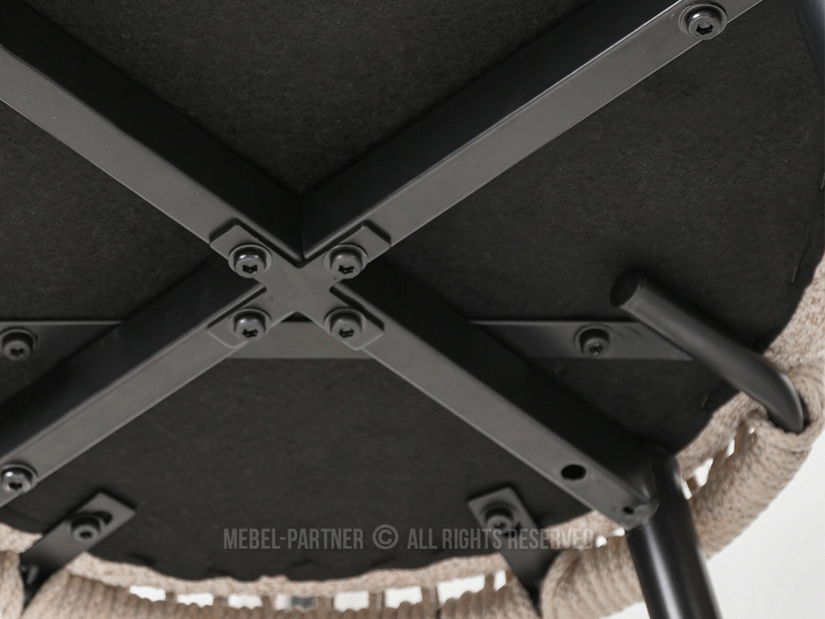 Barová židle Moan (béžová + černá)