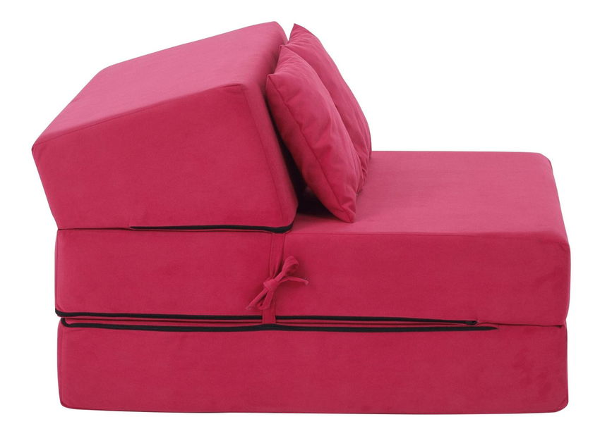 Rozkládací křeslo Plantearan (tmavě růžová)