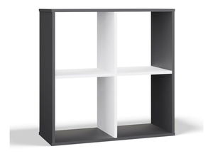 Regál Metros 2 (antracit + bílá)