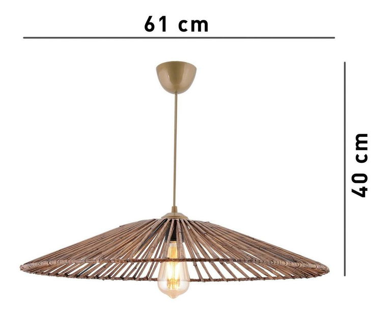 Stropní svítidlo Bamborenso 1 (přírodní)