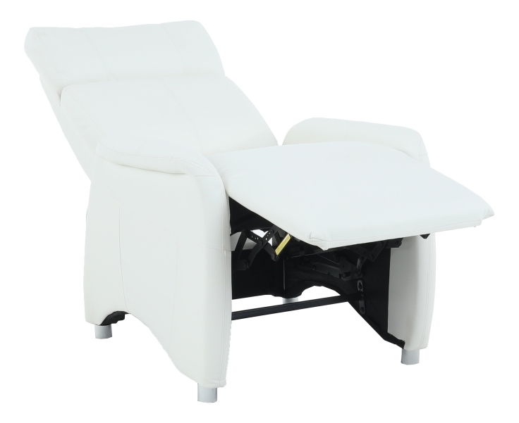 Relaxační křeslo Francesco CH-113100 kůže PU bílá