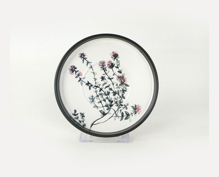 Kávová souprava (12 ks.) Spark (bílá + zelená + fialová + černá)