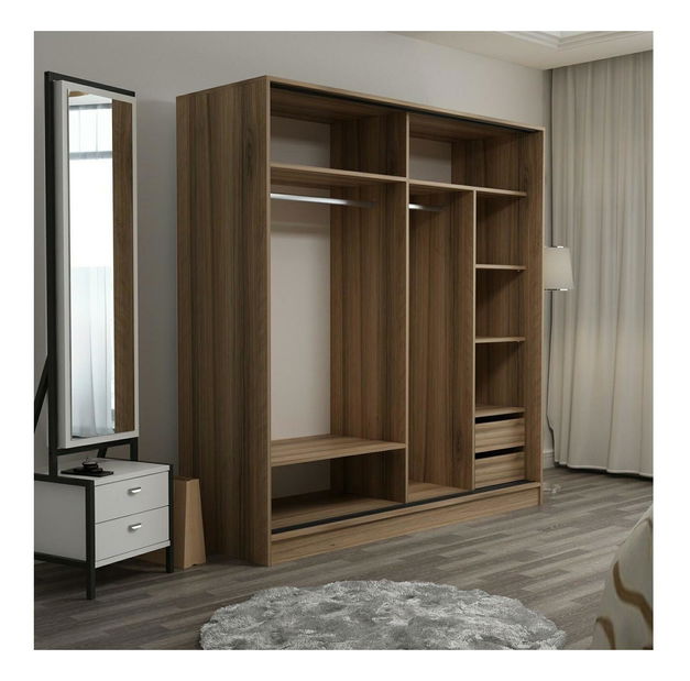 Šatní skříň Kalia 7168 (zlatá)