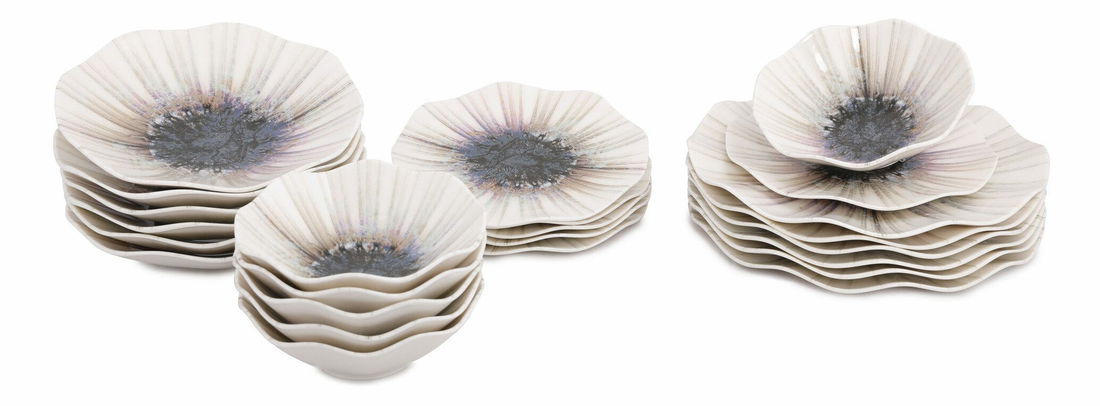 Jídelní souprava (24 ks.) Gwen (vícebarevná)