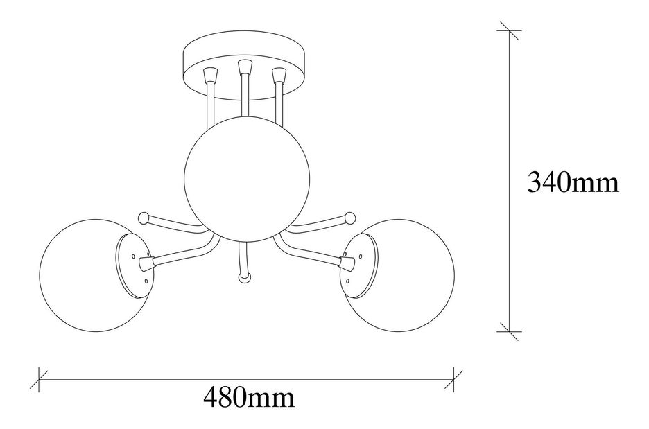 Stropní svítidlo Dais 146 3