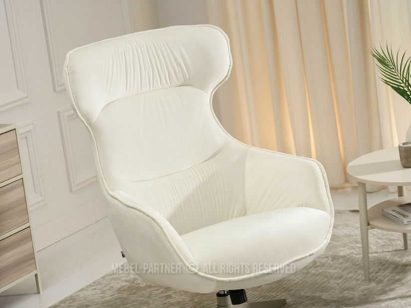 Relaxační křeslo Orbitek (krémová + béžová)