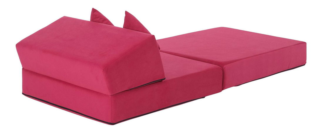 Rozkládací křeslo Plantearan (tmavě růžová)