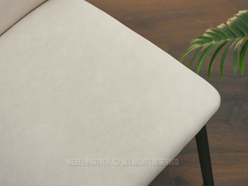 Barová židle Jundino (béžová + černá)