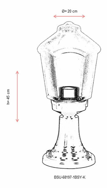 Venkovní nástěnné svítidlo Hailie (černá)