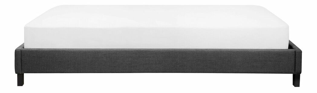 Manželská postel 160 cm ROXENNE (s roštem) (šedá)