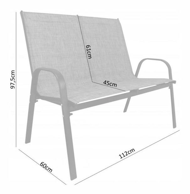 Zahradní sestava Kiri (černá)