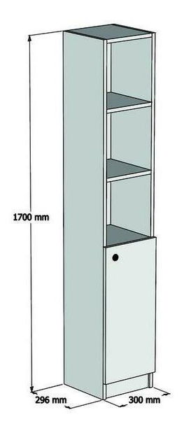 Koupelnová skříňka Trendy (bílá)