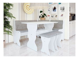 Jídelní set Sylvan (bílá + alfa 13)