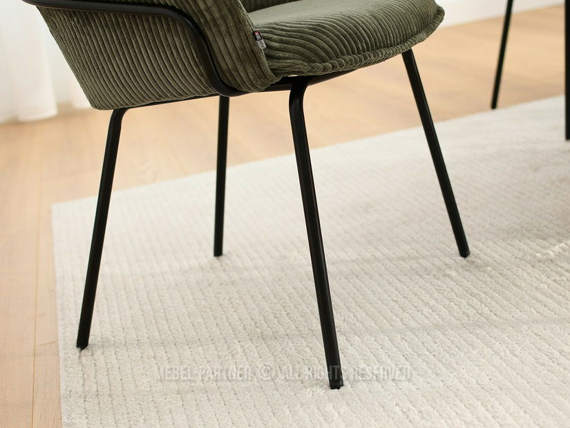 Židle Val (olivový + černá)
