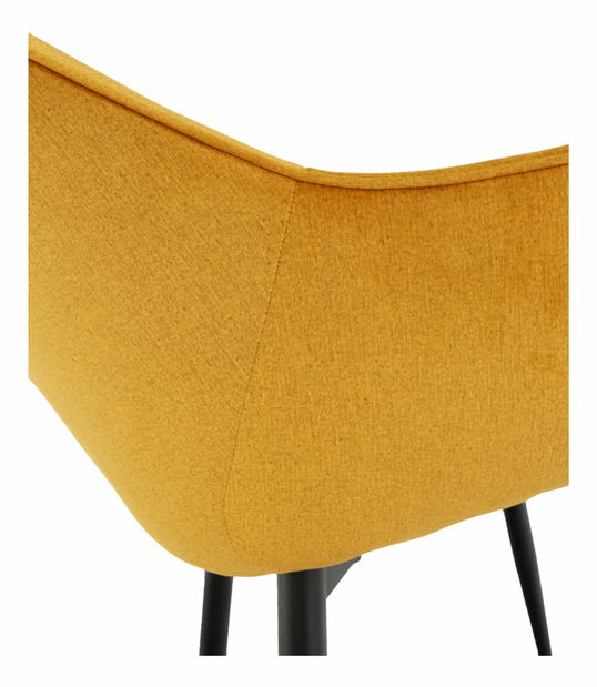 Designové křeslo Feddy (žlutá)