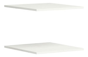 Sada 2ks polic do šatní skříně BRW Frija 6 (borovice andersen bílá + dub artisan)