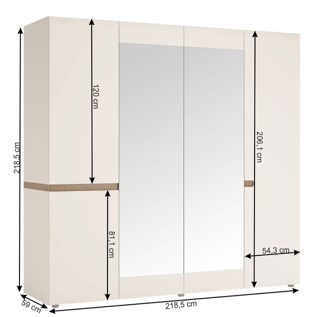 Šatní skříň Lynatet Typ 23