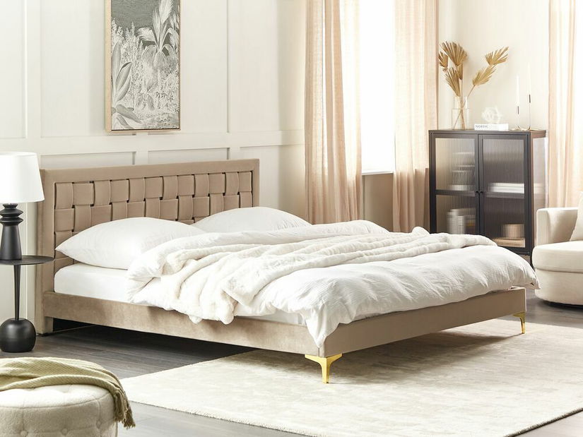 Manželská postel 180 cm Linux (béžová)