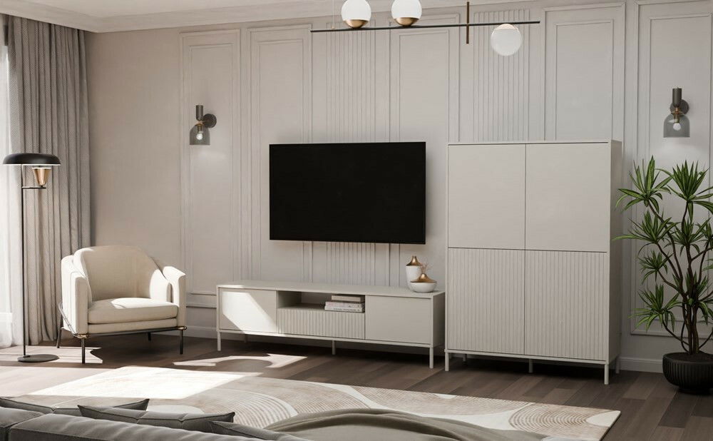 TV skříňka Kamarussa Slim 160 (kašmír)