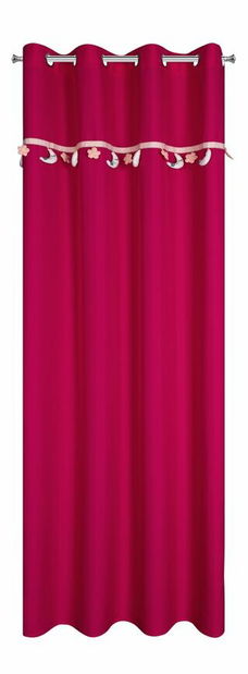 Záclona 140x250 cm Mun (amarant)