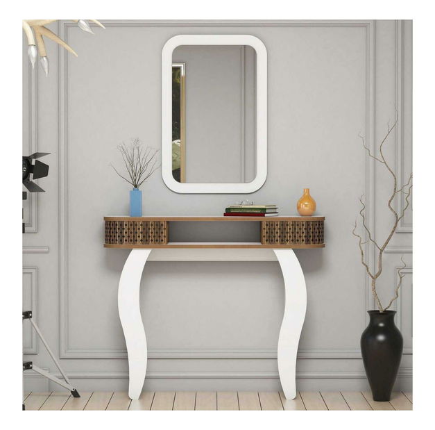 Konzolový stolek Posudo (bílá)