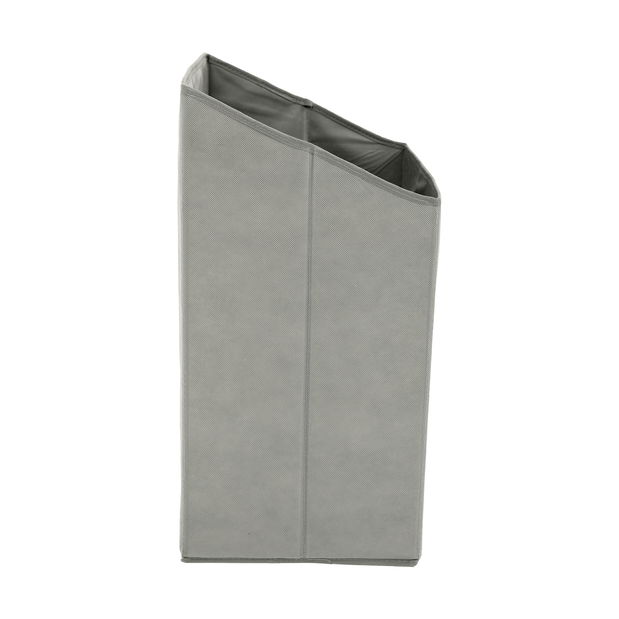 Koš na prádlo Sansal NEW (přírodní bambus + šedá)