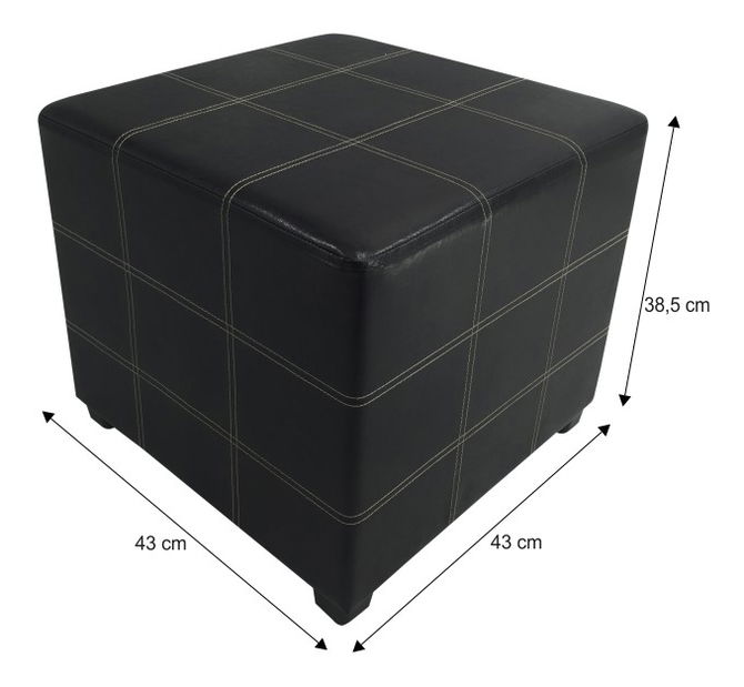 Taburet Noel (černá)