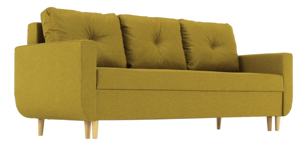 Rozkládací pohovka Dollar (hořčicová)