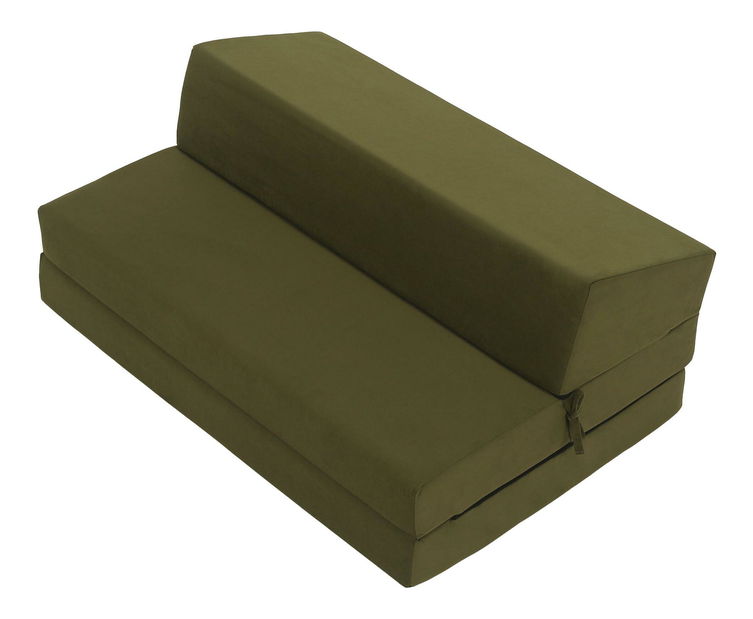 Rozkládací křeslo Viajado (olivová)