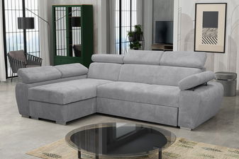 Rohová sedací souprava Gozo Mini Premium (světle šedá) (L)