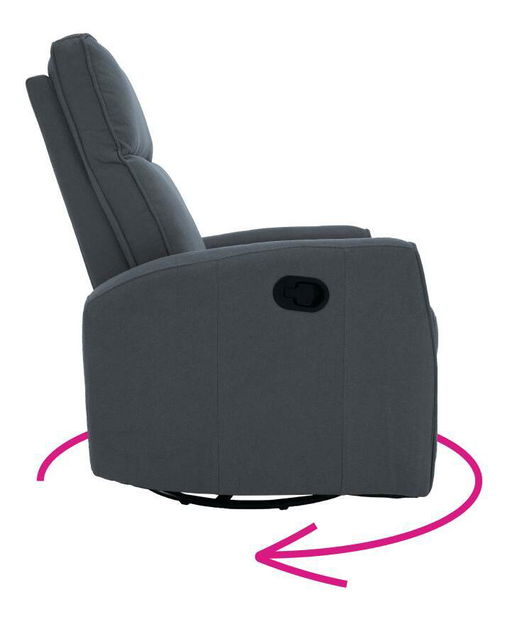 Křeslo Mako (šedá)