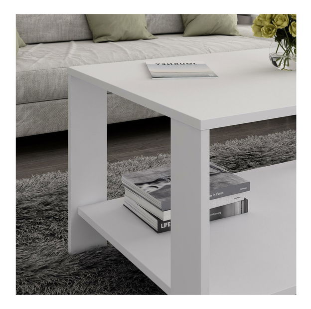 Konferenční stolek Midilasso (bílá)